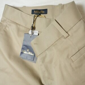 NWT BROOKS BROTHERS Beige ADVANTAGE CHINO Wrinkle-Free STRETCH Dress Pants Sz 16